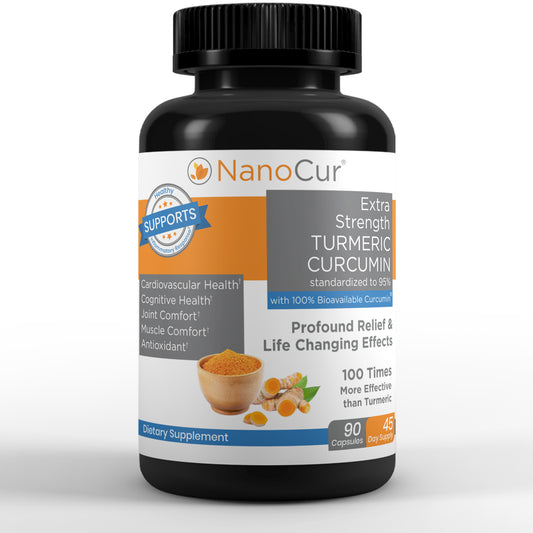 Nanocur Turmeric Curcumin 90 count bottle