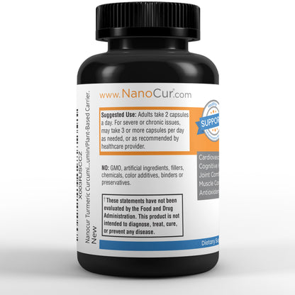 Nanocur Turmeric Curcumin 90 count bottle